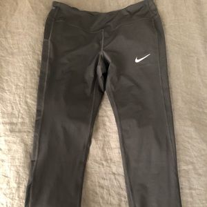 Black Nike Dri-Fit workout pants in Black